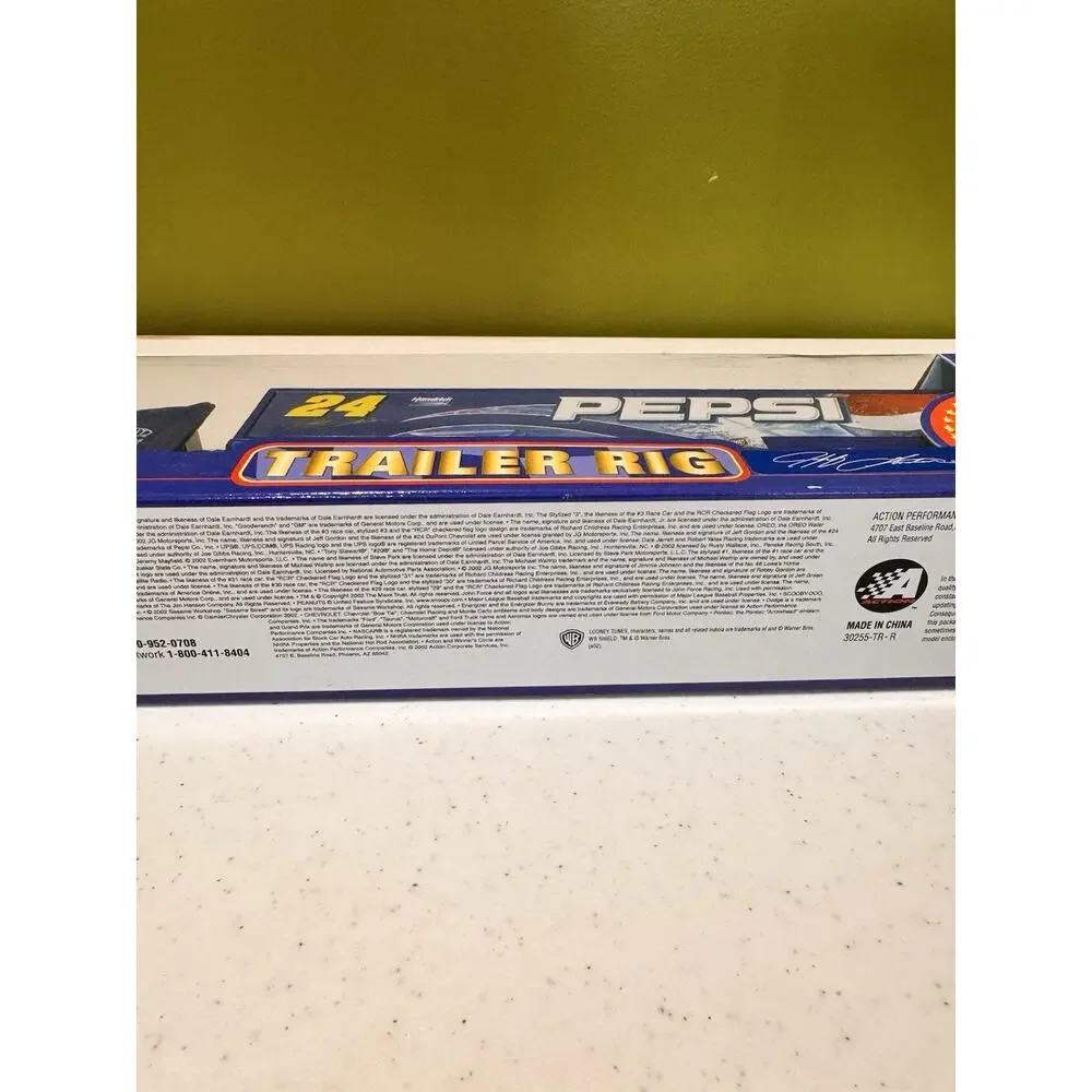 Vtg Nascar Winners Circle Jeff Gordon #24 Dupont Trailer Rig Pepsi 1:64 Scale